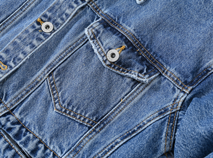 Dameskleding Lente en herfst Nieuwe retro blauwe hoge taille chique denim korte jas top_voghion.com