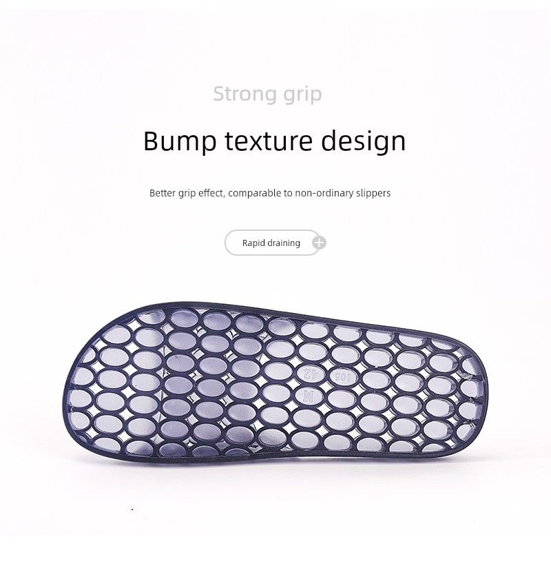 Kristallen pantoffels voor dames, plastic geurfilter, thuis, paar, badkamer, douche, uitsparing, schoenen, badschoenen, anti-slip_voghion.com