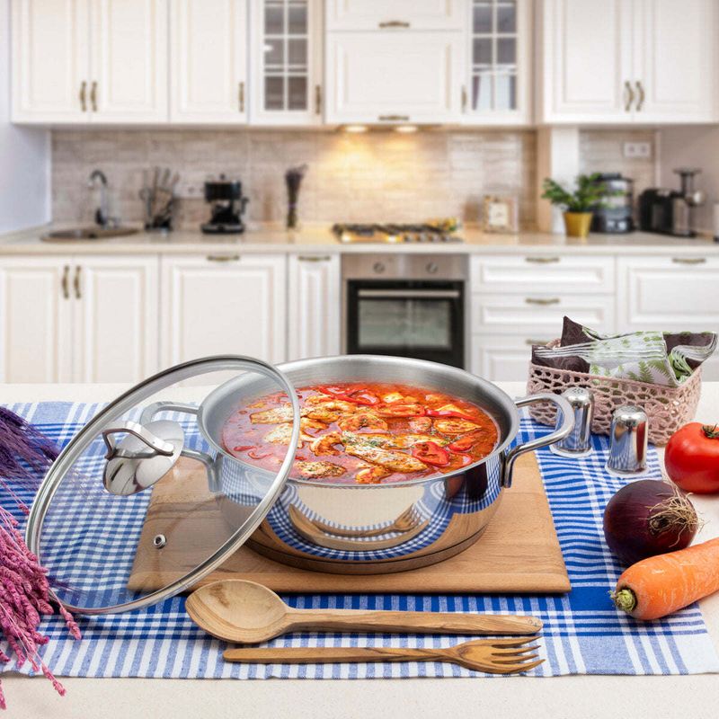 Serenk Modernist Cookware Set Saute Pan Stock Pot, 4 pcs_voghion.com