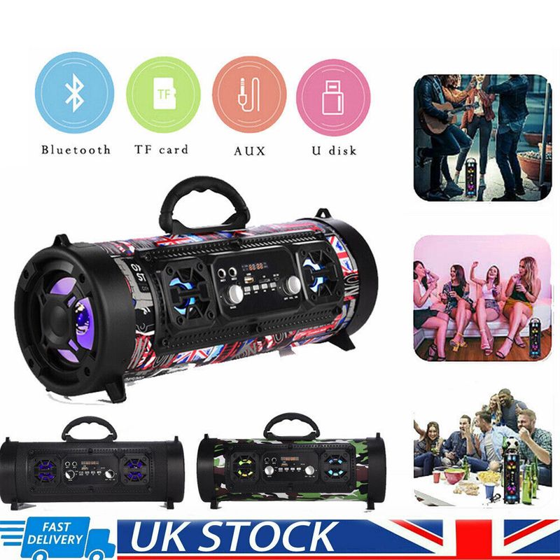 Enceintes sans fil Bluetooth, basses puissantes, portables, ultra puissantes, pour l'extérieur et l'intérieur_voghion.com