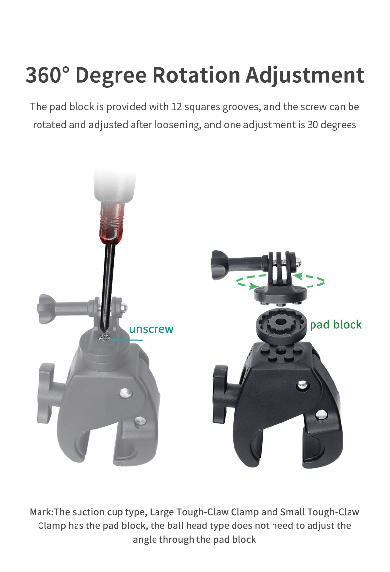 Quick installation suction cup mount compatible for GoPro vacuum adsorption fiess recording shooting action camera_voghion.com