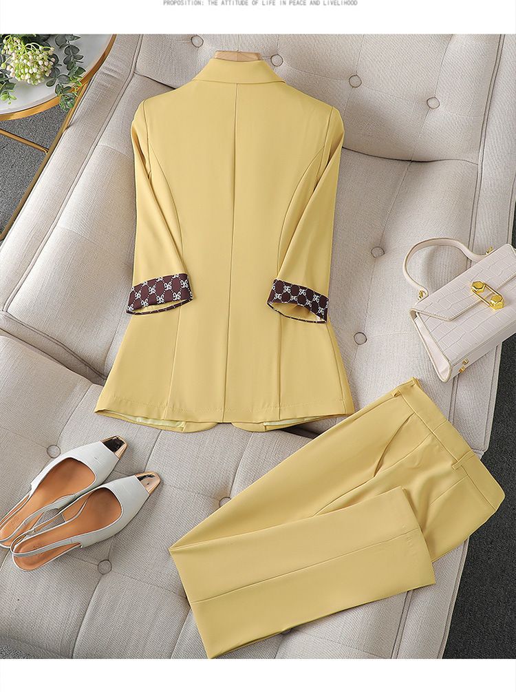 Abbigliamento da donna in primavera e in estate, temperamento alla moda, vestibilità slim, abiti professionali e casual, abbigliamento da lavoro di alta qualità per le donne_voghion.com