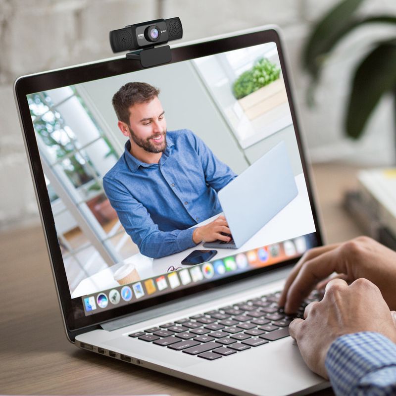 Nueva computadora S5 de alta definición 1080P con cámara de conferencia giratoria de 360 grados para transmisión en vivo de cursos en línea_voghion.com