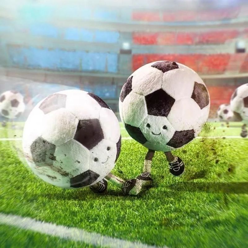 Same football fun cute baby soothing cloth creative plush doll decompression toy_voghion.com