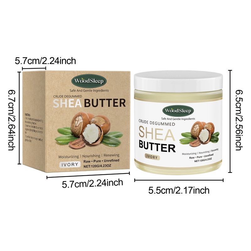 WOODSLEEP Crema idratante al burro di karité per viso e corpo, crema nutriente per la pelle_voghion.com