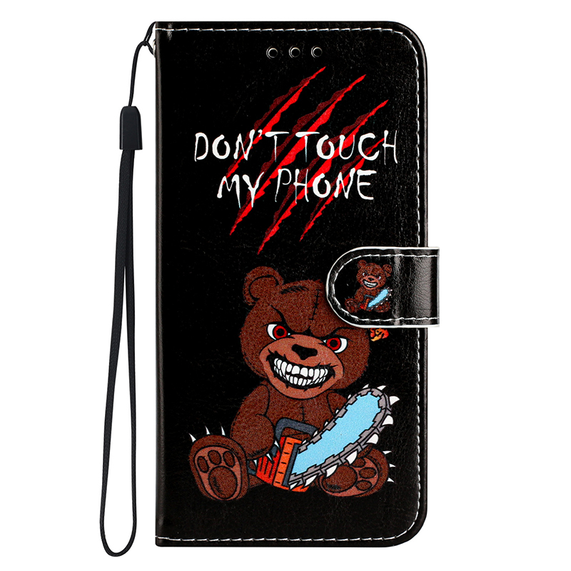 Capa tipo carteira com estampa de borboleta para Samsung Galaxy A05 A05S A15 A25 A35 A55 5G, capa traseira magnética de couro_voghion.com