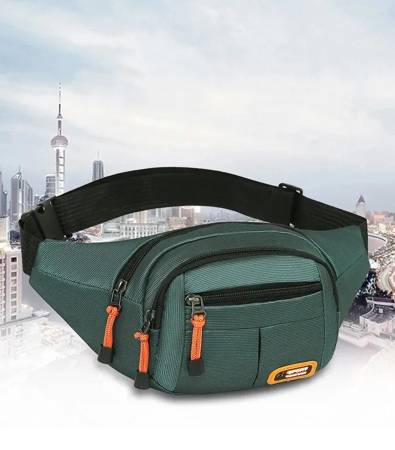 Mobile Waist Bag For Both Men And Women Multifunctional Large Capacity Anti Splash Business Wearresistant Construction_voghion.com