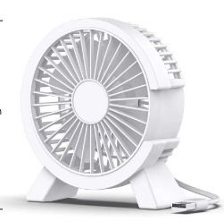 Ultraleiser Schreibtisch mit langer Akkulaufzeit; Großvolumiger Plug-in-Ventilator auf dem kleinen Schreibtisch_voghion.com