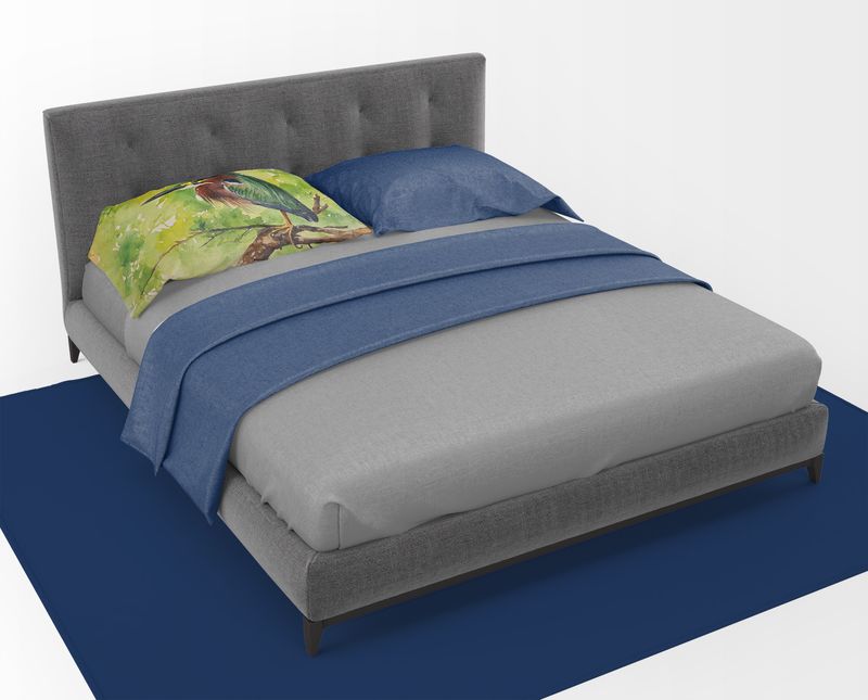 Green Heron Standard Pillowcase Lightweight Super Soft Easy Care Decorative Artwork Pillowcase, Standard_voghion.com