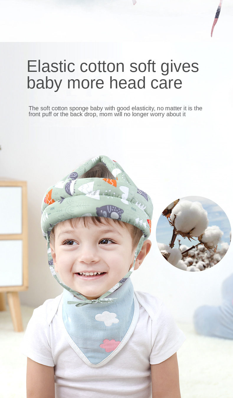 Casco de seguridad para bebé, protección para la cabeza, almohadilla anticaída para niños pequeños, gorro anticaída para aprender a caminar_voghion.com