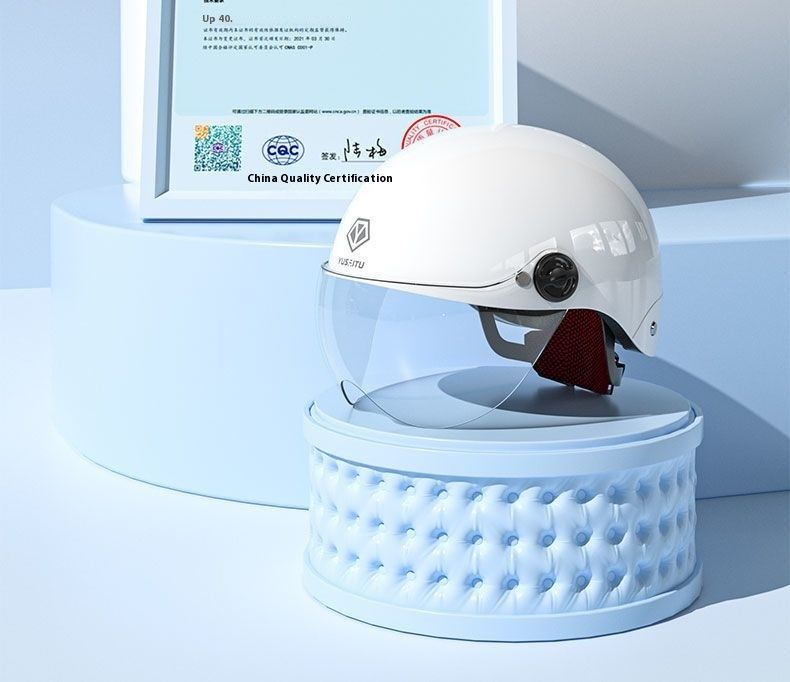 Casco di sicurezza per bicicletta elettrica unisex quattro stagioni certificata 3C con protezione solare estiva e Bluetooth_voghion.com