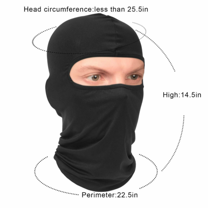 Pasamontañas fina protección ultravioleta, gorro de esquí para el sol, máscara táctica, para hombres y mujeres_voghion.com