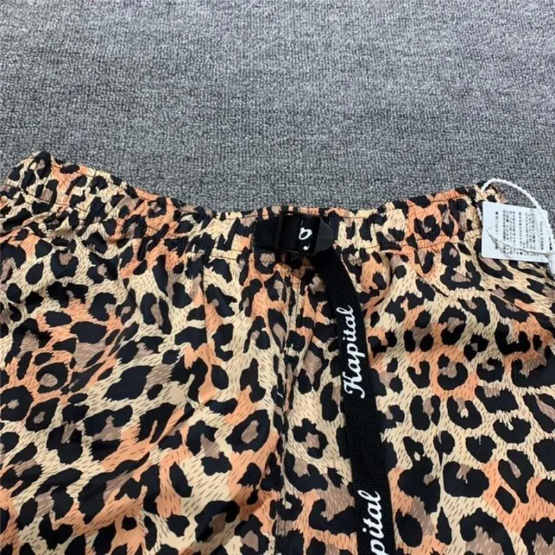 Heren Kapital Heren Dames 1 Beste kwaliteit Luipaardprint Sneldrogend Shorts Ademend Zomerstijl Casual rijbroek T221129_voghion.com