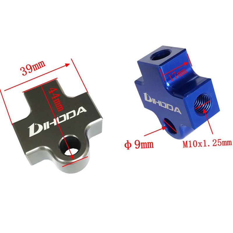 Hydraulic Hose Pipe Coupg Fitting Tee Connector 3way Adapter For Motorcycle Dirt Pit Bike ATV Brake System_voghion.com