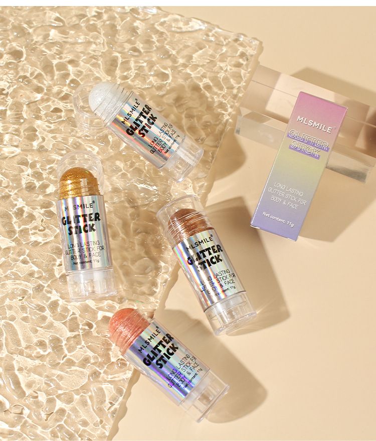 Cross-Border Exclusive Stick Pearlescent Brightening Full Body Skin Tone Face 3D Highlight Cream Glitter Makeup_voghion.com