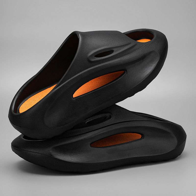 Neprekosljivo kakovostni moški copati z dvema podplatoma, novi z debelim podplatom, dvobarvni ravni copati, copati za na plažo, ležerni in modni copati iz EVA pene_voghion.com