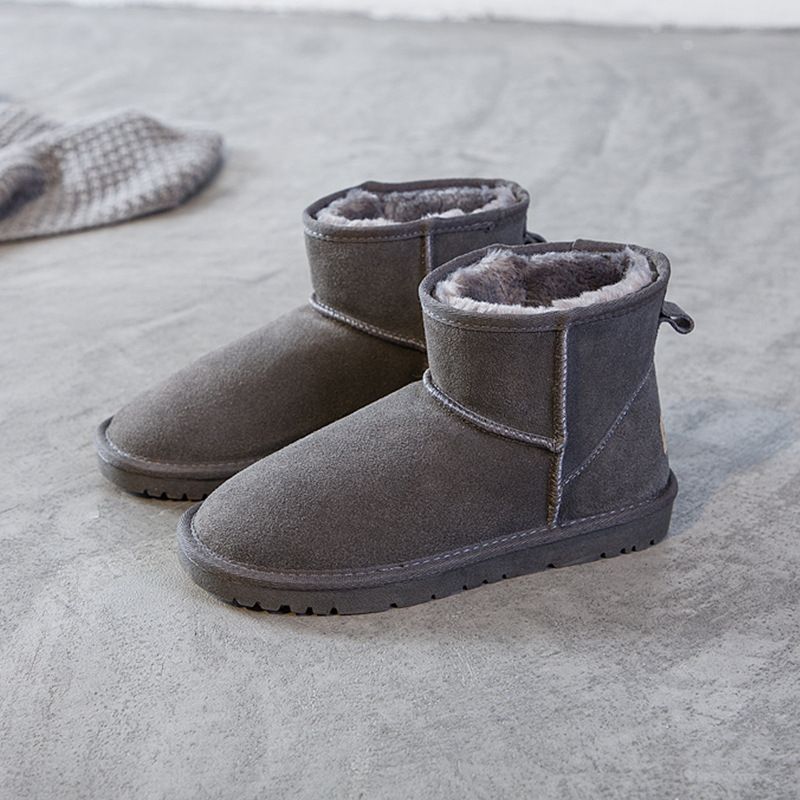 2025New Australian XLL А UG leather learning short men's and women's snow boots for winter_voghion.com