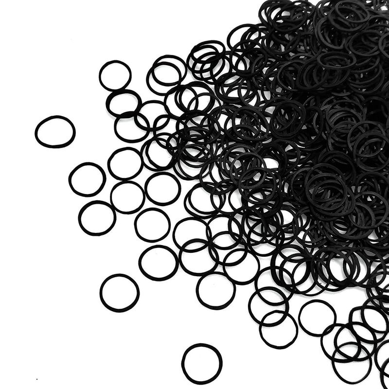 Küçük İthal PU Lastik Bant Saç Halkası Çocuk Saç Örgü Lastik Bant Yüksek Elastikiyet Dayanıklı Yaşlanma Karşıtı Deri Kılıf_voghion.com