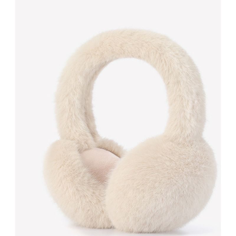 Chaussettes chaudes d'automne et d'hiver pour étudiantes, cache-oreilles mignons et chauds pour les trajets domicile-travail, cache-oreilles en peluche imperméables et chauds._voghion.com