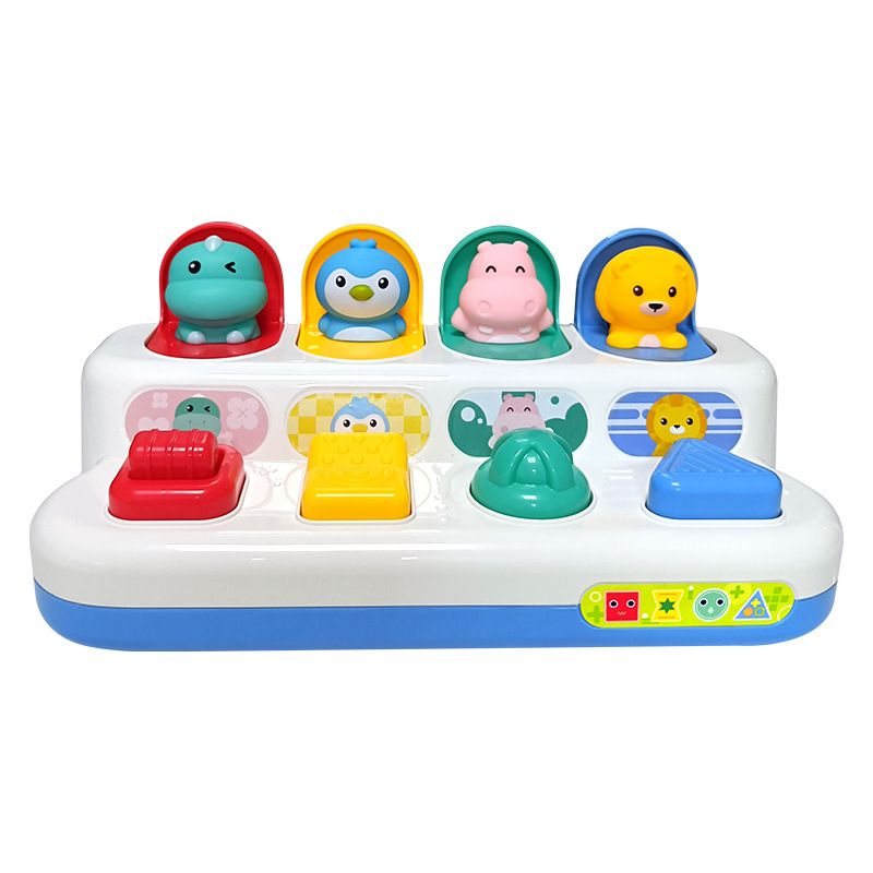 Dinosaur Peekaboo Interactive Game Montessori Pop Up Baby Toy 1 2 3 Years Sensory Development Educational Toys For Boys_voghion.com