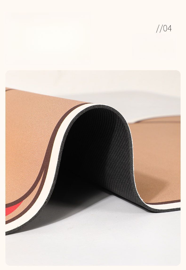 Tappetino antiscivolo per ingresso WC assorbente ad asciugatura rapida per bagno, resistente allo sporco, con cartoni animati_voghion.com