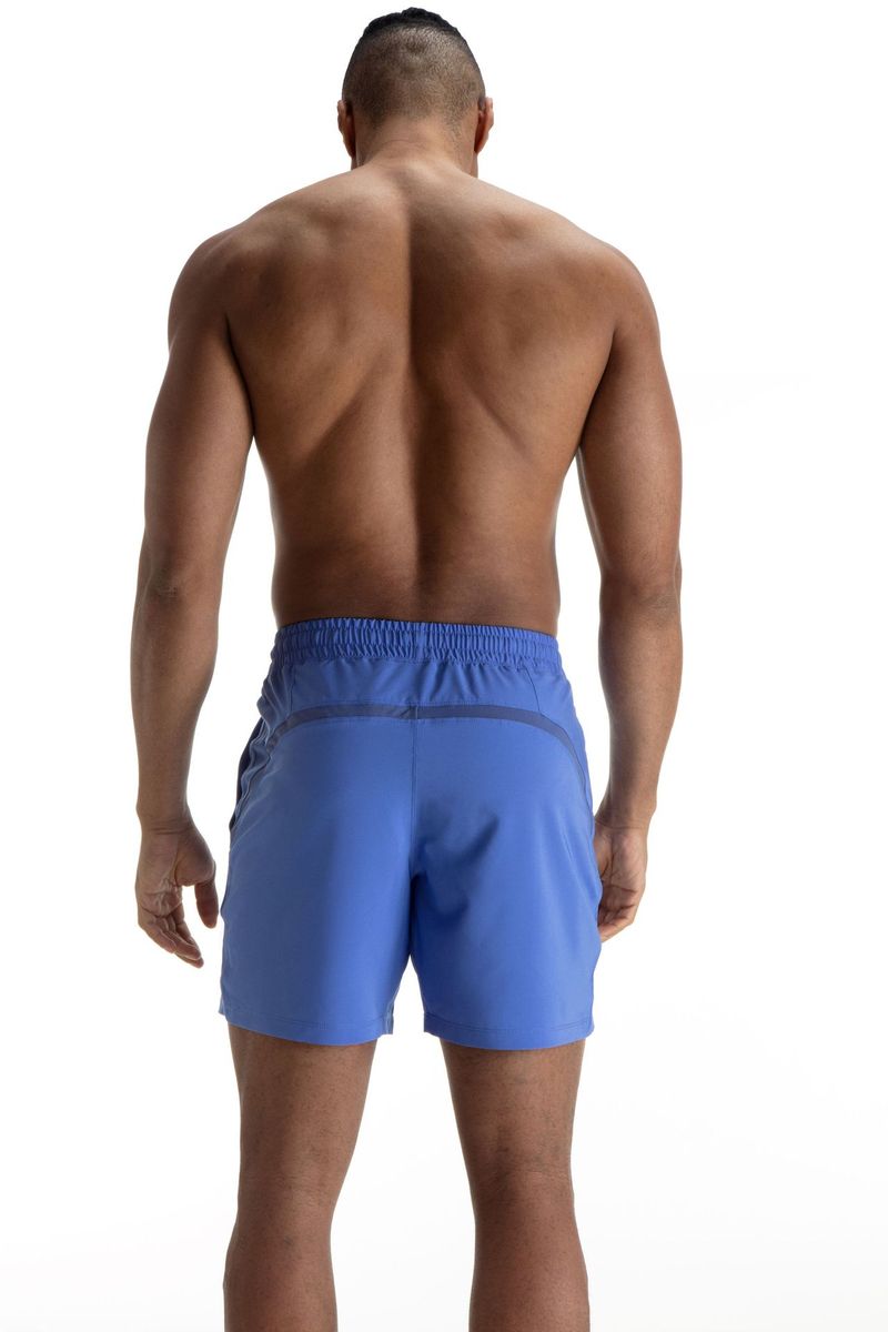 Men's Mesh Panel Running Shorts - Quick-Dry & Breathable For Gym Basketball & Outdoor Workouts (Black/White)_voghion.com