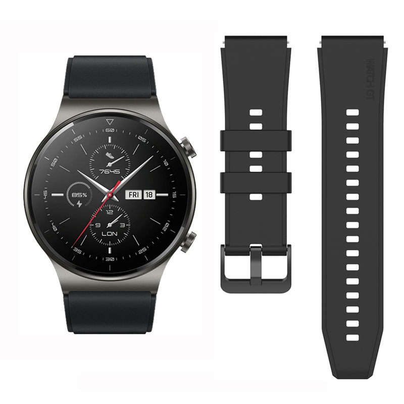 For Huawei Watch GT 2 Pro-rem Silikonrem For Huawei Watch GT 2 46mm Gt 2e-bånd For Huawei Watch 3 Pro-klokkebåndarmbånd_voghion.com