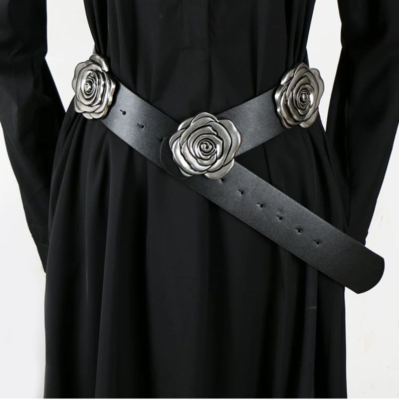 Cintura da donna con cintura decorativa per abito, versatile chiusura per maglione alla moda, snellente per la vita_voghion.com