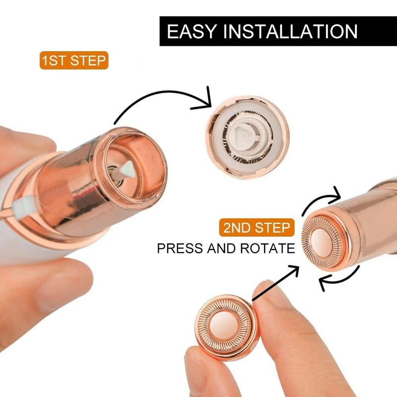 4 x neue FLAWLBSS Haarentferner Ersatzköpfe Klinge Finishing Touch Epilierer UK_voghion.com