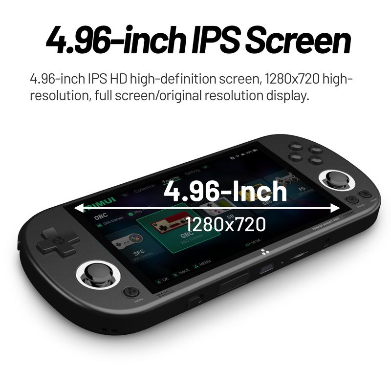 Trimui Smart Pro Handheld Game Console - Draagbaar retro gaming-apparaat met open-source besturingssysteem, ondersteunt meerdere emulators_voghion.com