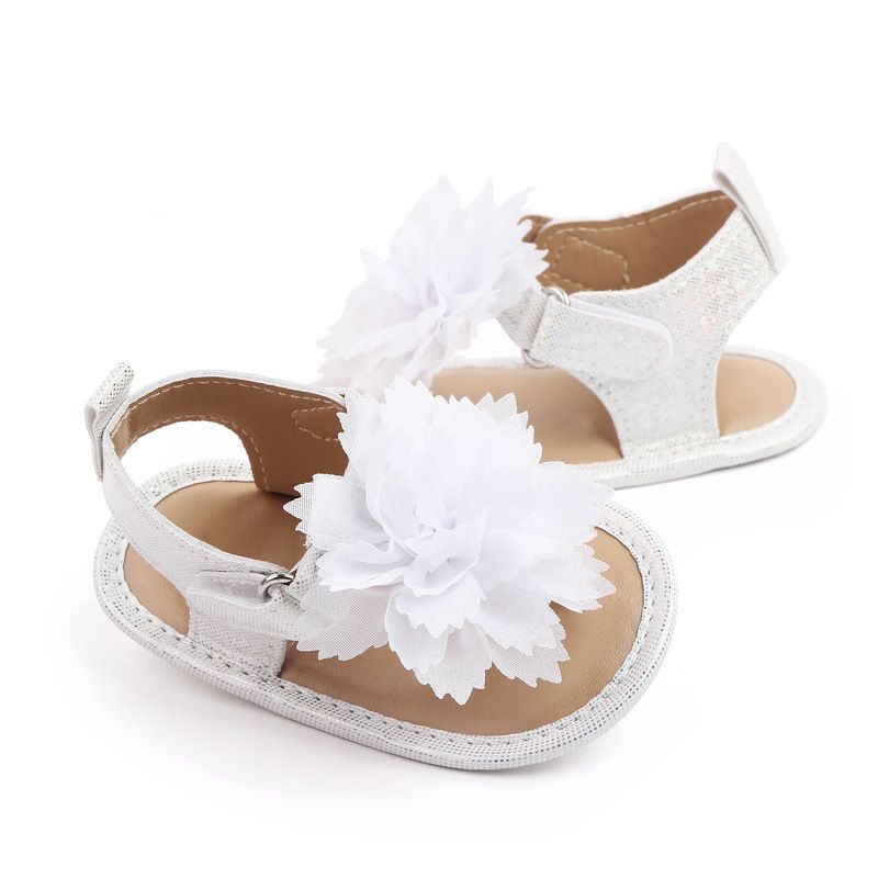 Infradito estivi per mamma e bambini Sandali per bambini Scarpe per bambini carine per bambini Scarpe per bambini in velcro con fiori per interni_voghion.com