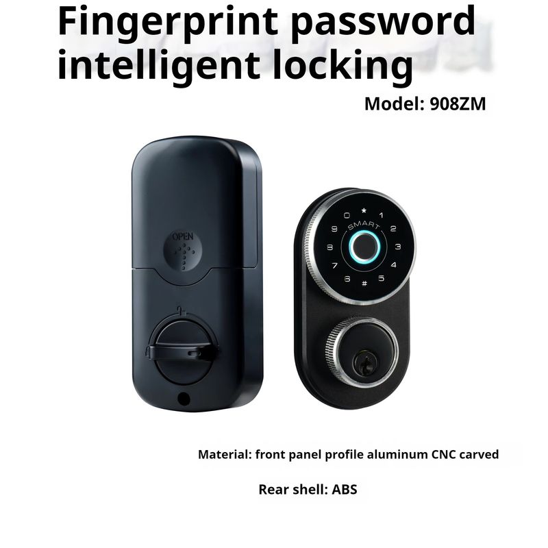 Advanced fingerprint password lock intelligent lock, lock fingerprint password lock, American style dumb lock intelligent lock_voghion.com