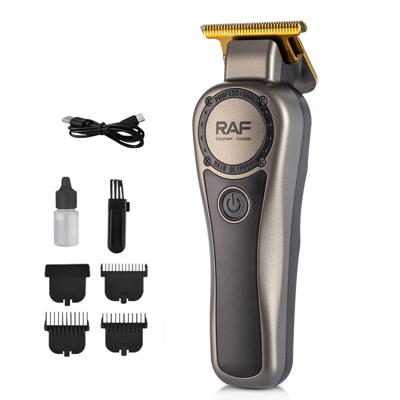 RAF Hair Trimmer, One Hour Battery Life Multi-Functional Electric Clipper With USB Interface_voghion.com