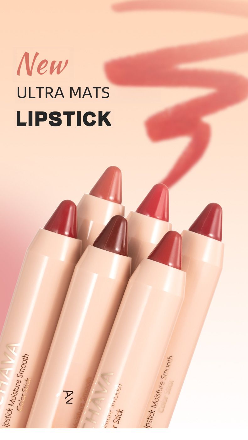 LACHAVA Matte Lipstick Pen 8 Colori Impermeabile Antiaderente Tazza Lip Liner Penna Lunga Durata Texture Vellutata Esalta il Colore Attrattivo_voghion.com