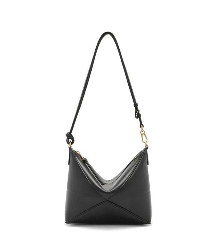 Geometric Folding 2024 New Underarm Premium, Luxury, Leather Small Bag, Cowhide Single Shoulder Crossbody Bag_voghion.com