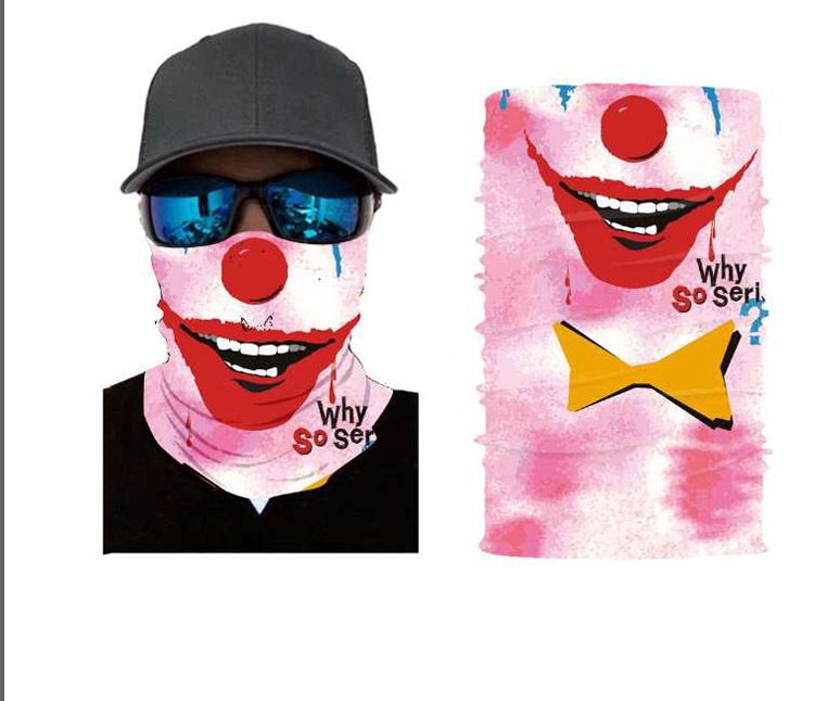 LazyZoom Digital Print Starry Sky Halloween Magic Headscarf Triangle Scarf American National Day Outdoor Cycling Mask_voghion.com