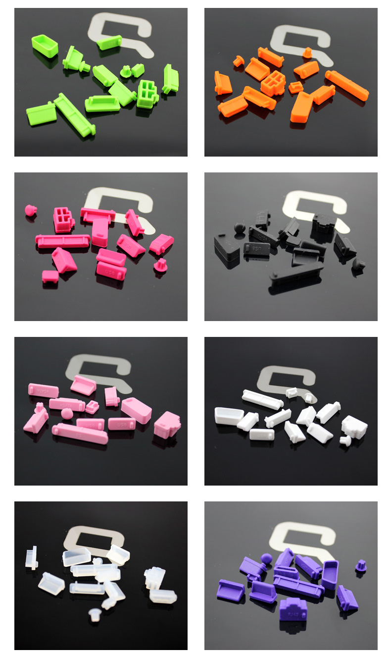 silicone Universal dust plug Laptop dust plug Laptop mini dust plug USB computer interface waterproof cover_voghion.com