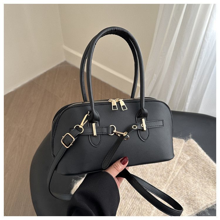 Minimalistische Nischen-Handtasche für Pendler für Damen 2025 Neue Mode Retro-Unterarmtasche Einfache Umhängetasche mit großer Kapazität_voghion.com