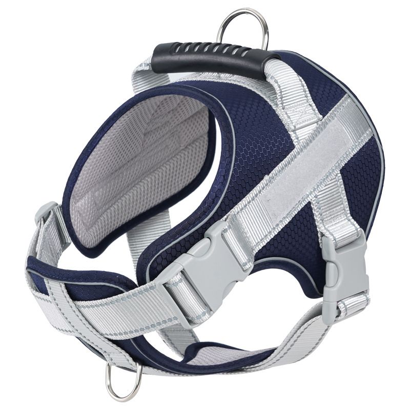 Service Dog Harness With Custom ID Tag Adjustable Dog Harness Dog Vest Leash For Large Dogs Outdoor Dogs Training Accessories_voghion.com