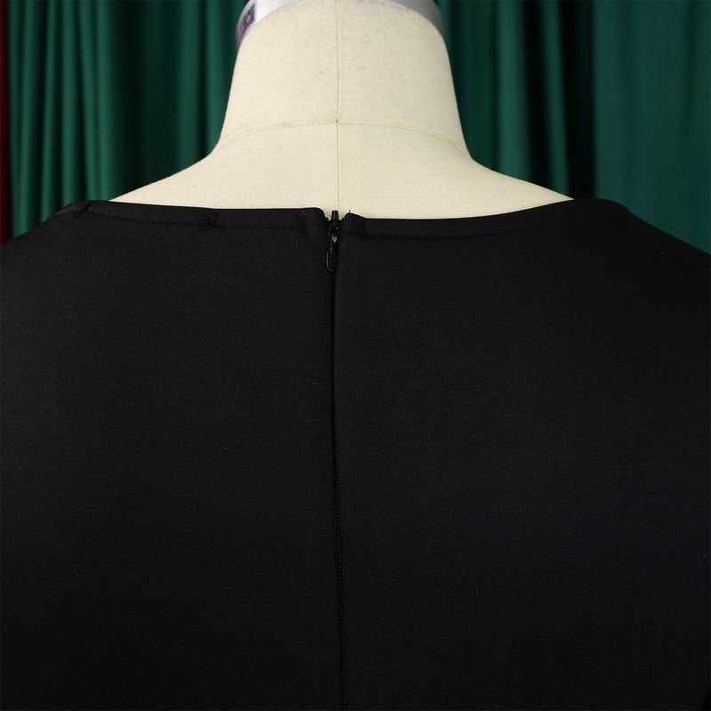 Women's Clothing fashion temperament elegant ruffled solid color hip wrapped _voghion.com