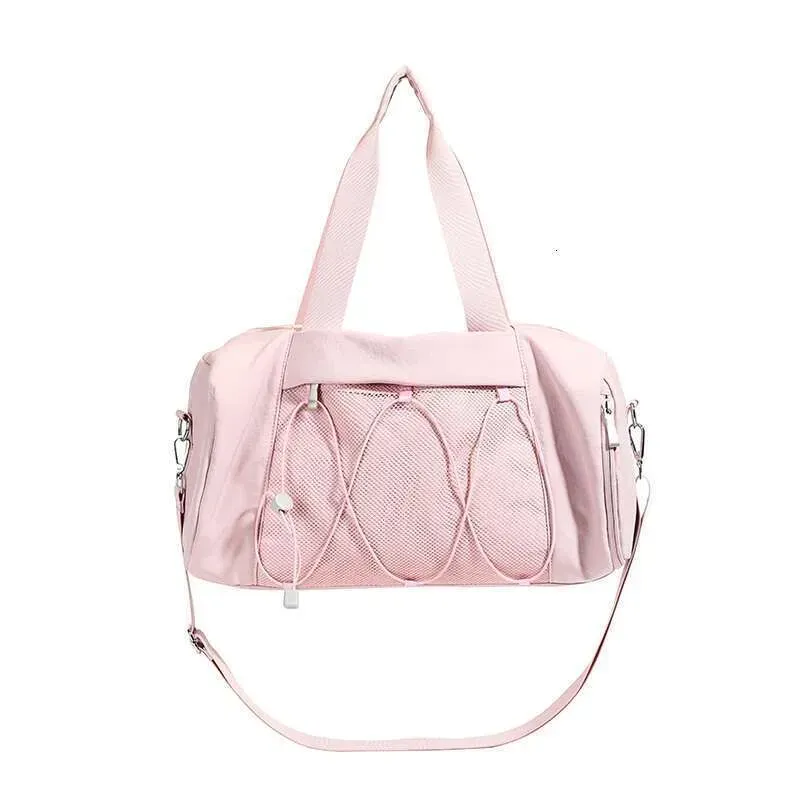 Grande borsone da viaggio: borsa a mano in tessuto Oxford con chiusura a cerniera per le gite del fine settimana_voghion.com