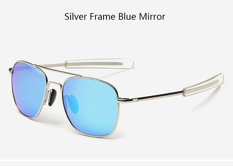 Mode Schwarz Amerikanische Armee MILITÄR Polarisierte Pilot Sonnenbrille Herren Marke Amerikanische Optische Polarisierte Sonnenbrille Oculos_voghion.com