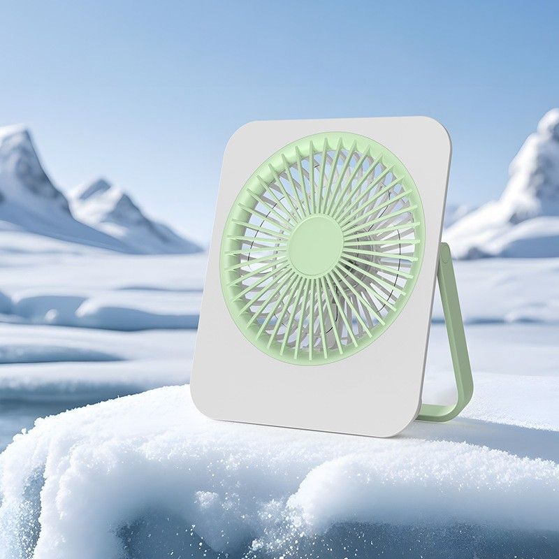 2025 New Desktop Small Strong Wind Silent Outdoor Portable Lightweight USB Rechargeable Mini Wall-Mounted Fan_voghion.com