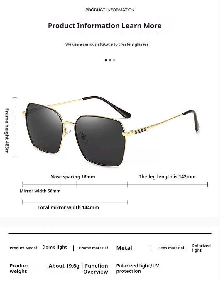 Strass-Sonnenbrille für Damen im Paar-Stil, hochwertig, UV-beständig, rund, kleines Gesicht, polarisierte Sonnenbrille zum Autofahren_voghion.com