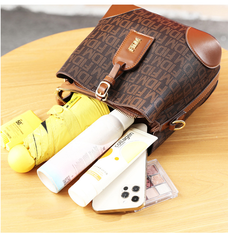 Borsa piccola Borsa da donna 2023 Borsa a tracolla monospalla da donna con borsa a secchiello in pelle morbida coreana di nuova moda_voghion.com