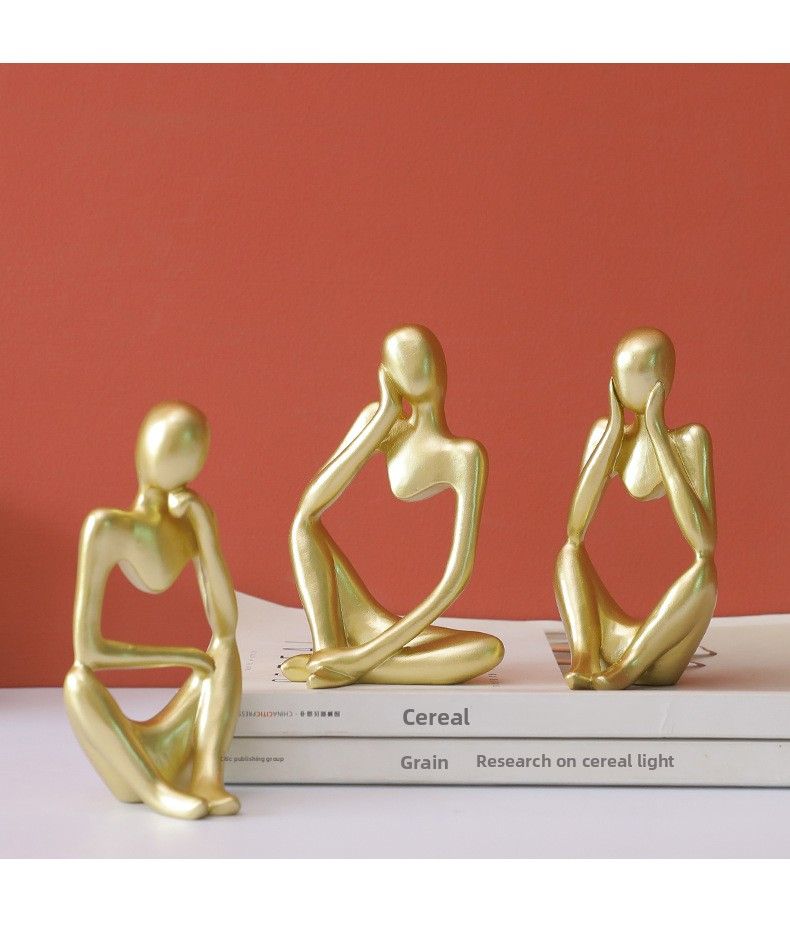 Modern Minimalist Living Model Room Soft Light Luxury Ornament Home Decor Mini Abstract Creative Personality Decoration_voghion.com