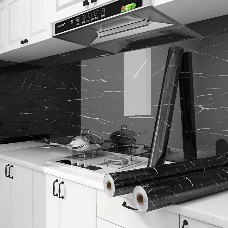 Película de mármore para bancada de armário de cozinha, móveis, mesa, azulejo, fogão, renovação, adesivos autoadesivos à prova d'água e óleo_voghion.com