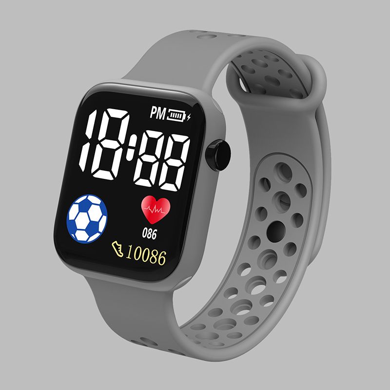 2023 LED Für Kinder Jungen Sport Wasserdichte Uhren Mädchen Silikon Digital Uhr Casual kinder Elektronische Uhr_voghion.com