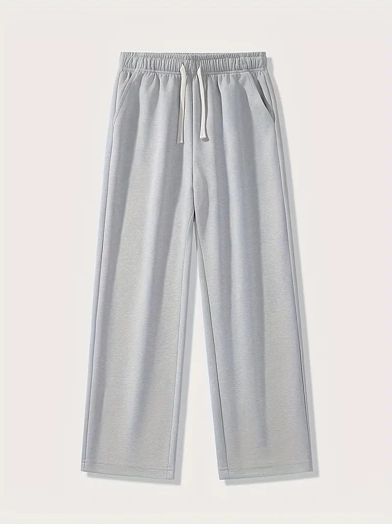 Herrenbekleidung Sporthosen Herbst und Winter Gerade Lose Hosen Jogginghosen Lässige Jungen Wischhosen_voghion.com