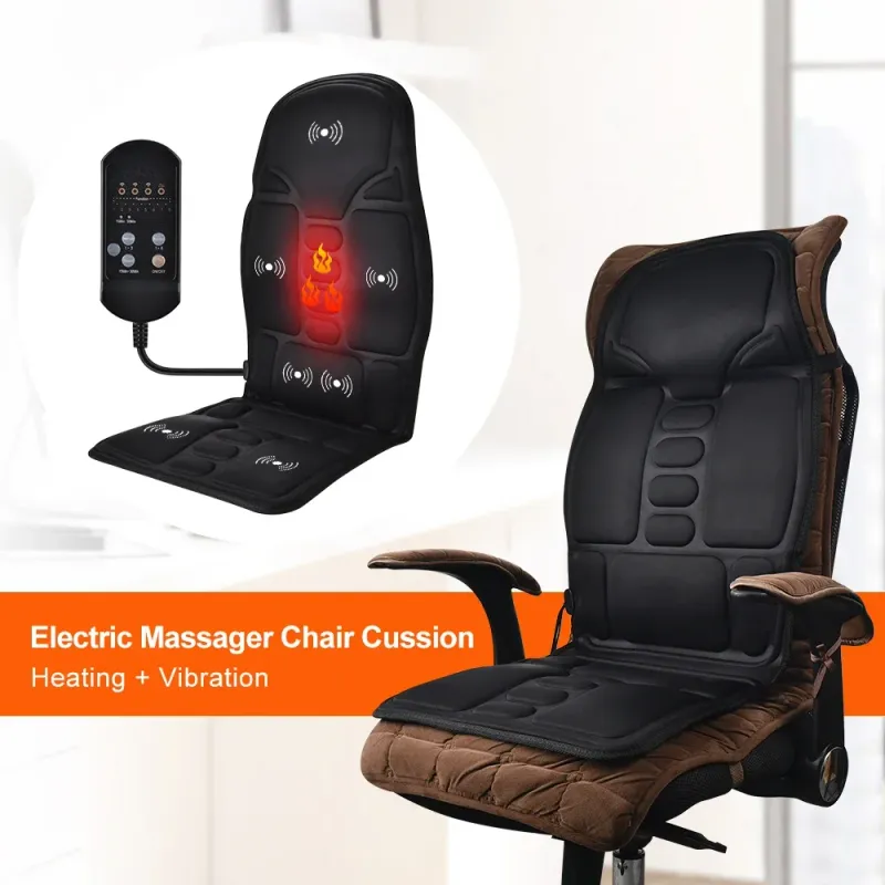 Heißer Verkauf Hals Zurück Gesäß Vibrierende Dual Verwenden Auto Sitz Taille Ganzkörper Hause Elektrische Vibration Massage Kissen_voghion.com